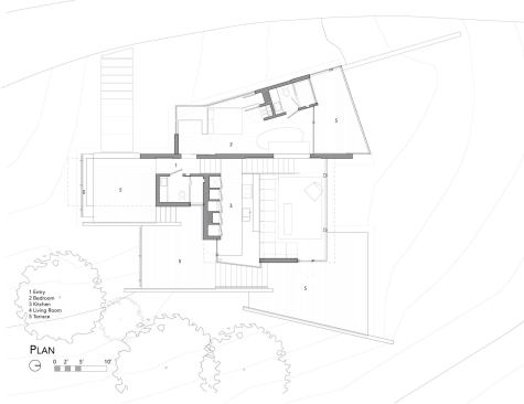 The floor plan.