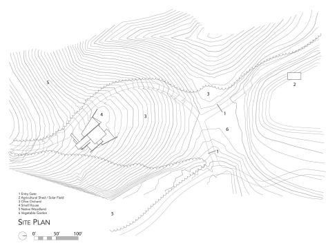 The site plan.

