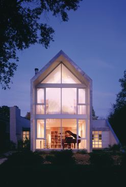 Peterson and Collins' range includes modern homes such as this one by Boston architect Peter Forbes.
