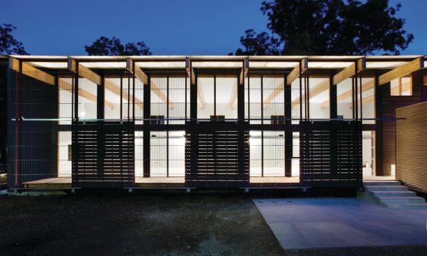 The straightforward building offers Shipley and his staff plenty of space to store material samples, an important component of their client meetings.