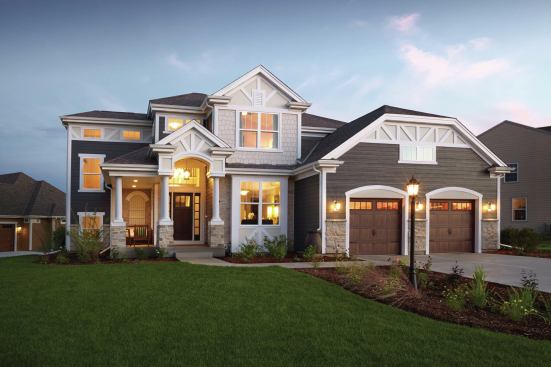 The Birchwood model from Tim O'Brien Homes exudes a Nantucket-inspired style with a contemporary twist on details and interior finishes. It features a first-floor master suite, second-floor multi-media room, and finished lower level.
