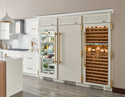 True Residential’s new 30” Freezer Column offers 15.1 cubic inches of freezer space for homeowners who cook often.