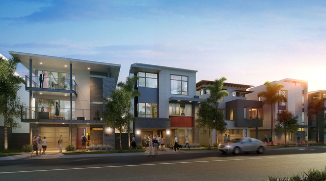 Nick Lehnert of KTGY designed mini and micro homes for singles that can be clustered into intimate neighborhoods.