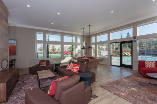 The Villas offer a lot of social space, including a 4,000-square-foot clubhouse.