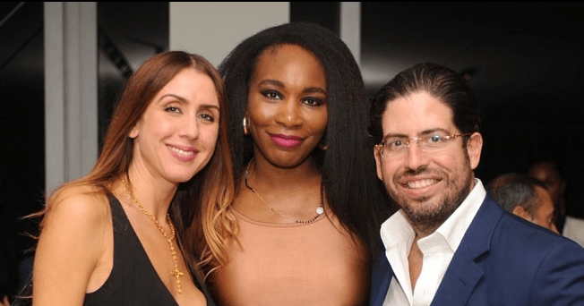 Venus Williams (center) and Terra founder David Martin
