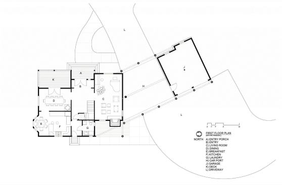 The first floor plan before renovation.