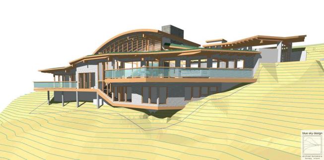 The Natural Balance House is a 3,800 square foot custom residence on San Juan Island, designed by Michael McNamara of Blue Sky Design and built by Ravenhill Construction.