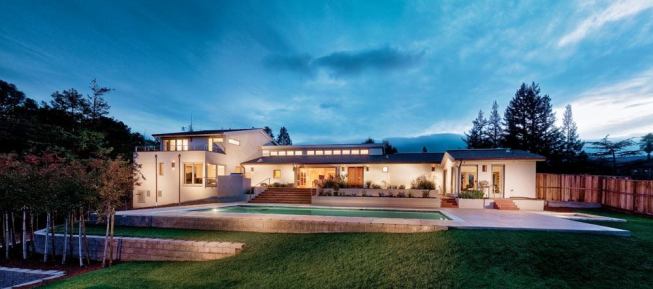 Mark Horton/Architecture designed a comprehensive, solar-panel-topped renovation of a home in Los Altos, Calif., built by Matarozzi/Pelsinger.