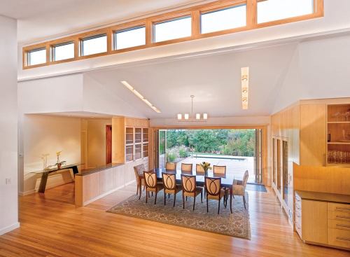 The home's cross-ventilation and natural light also reduce energy consumption.