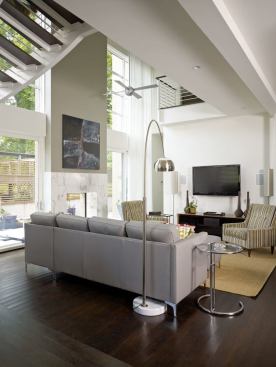 Soens says that open floor plans are conducive to natural lighting and ventilation.