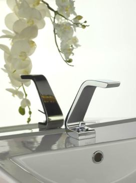 The latest European import is the WOLO (pronounced VO-LO) collection of bath faucets from Italy. Inspired by aircraft design, the unit has a sleek shape that suggests an object poised for flight (or already in motion) and a simple body and lever. It’s available in a variety of styles and comes in chrome, satin gold, white with chrome, and black with chrome. Webert. www.webertusa.com.