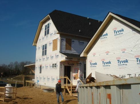 A view of the rear elevation.