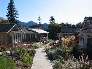 "There is a market in tight times for well-designed, thoughtfully-built, smaller homes in a community setting," Chapin contends. "Baby boomers, especially, are looking ahead and reconsidering their options. Most don't want to end up isolated in a sheetrock castle. We are trying to show, by example, that there are alternatives. That you can have privacy but also have the context of community."