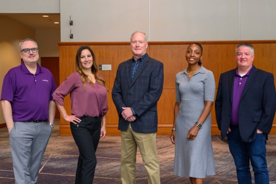 From left: Tony St. Pierre, Sarah Jordan, Dan O’Connell, Melonie Hooper, and Jeff Johnson.