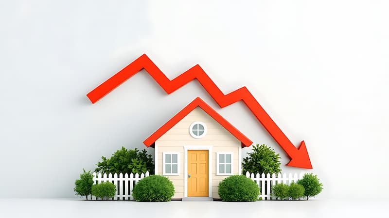 house in a down market