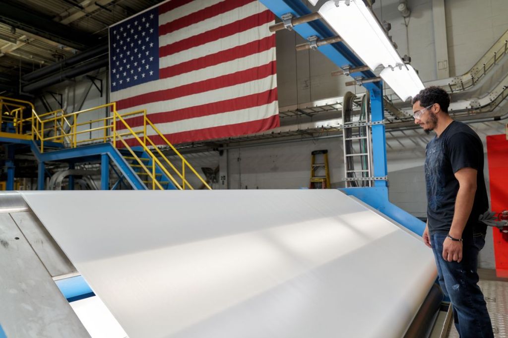 AHF Product's Armstrong Flooring facility in Lancaster, Pennsylvania.