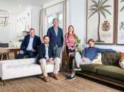 From left to right: Doug Moran, national president; Robert Riva, general counsel and vice president; Patrick Zalupski, founder and chief executive officer; Anabel Ramsay, chief financial officer; and Batey McGraw, senior vice president of land.