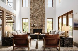 A rendering of the Independence Townhomes in Breckenridge, Colorado.