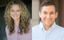 Rebecca McAdoo (left), Jake Kaplan (right)